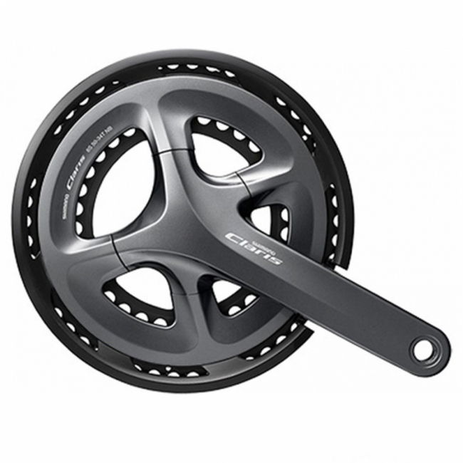 Шатуны Shimano Claris 2000 8 скоростей Hollowtech II с защитой