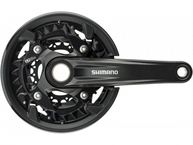 Шатуны Shimano MT500 3x10 скоростей с защитой