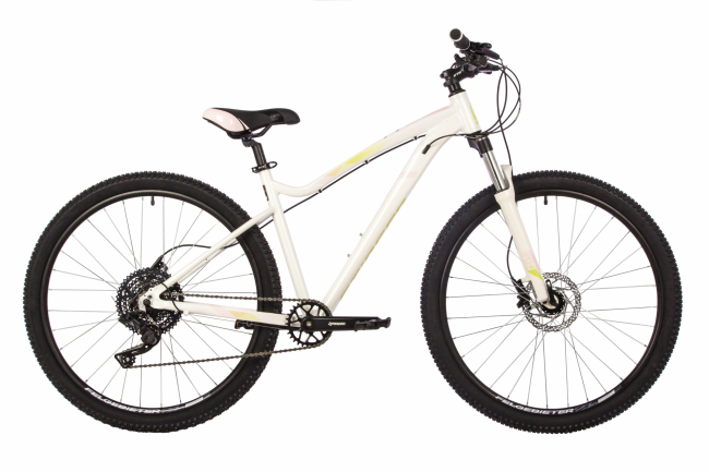 Велосипед STINGER 27.5" VEGA PRO белый, алюминий, размер 17"